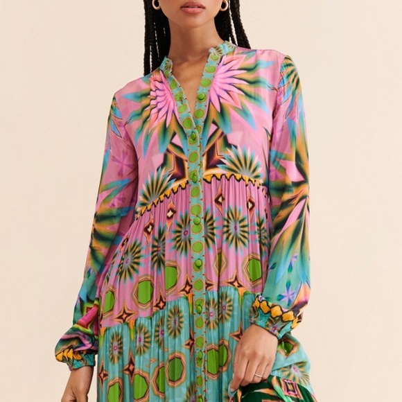 Anthropologie Sidhathha Bansel seven heaven dress size small new without tags - Picture 7 of 10